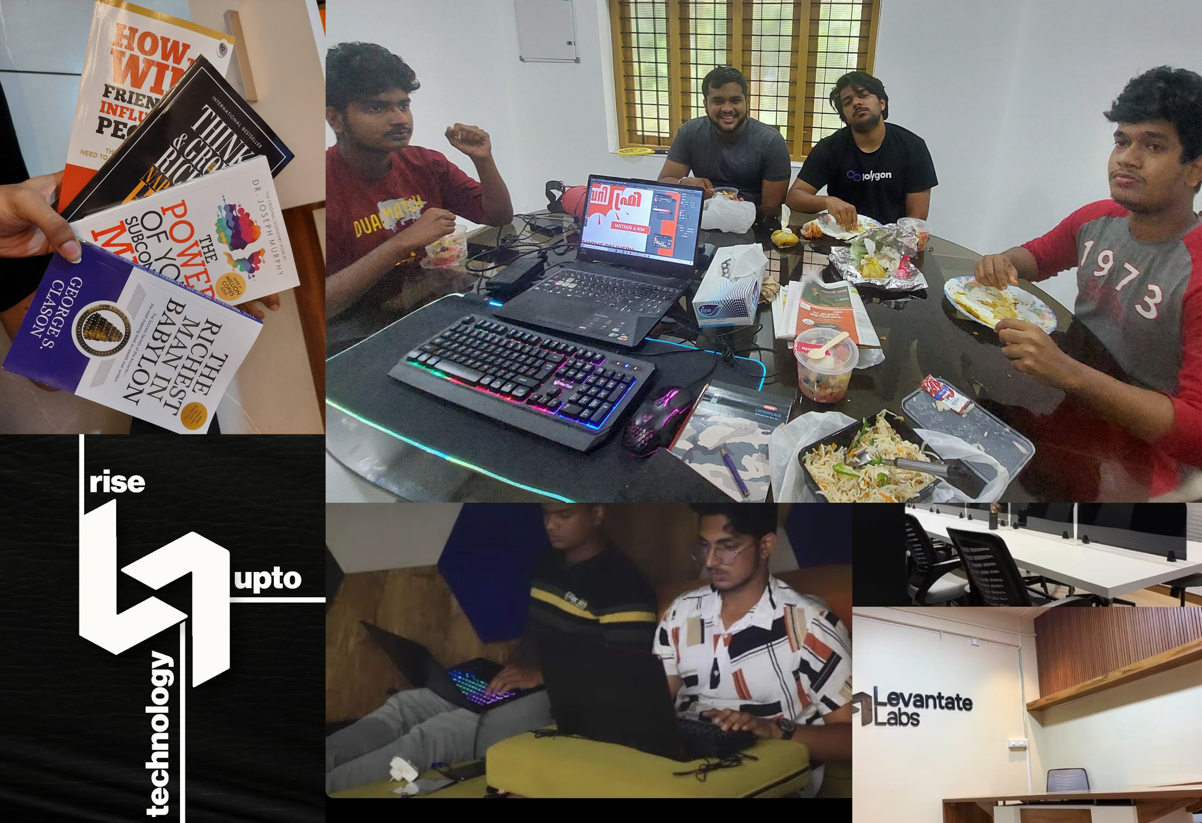 Levantate Labs — the team building products, self-development books, and the studio space