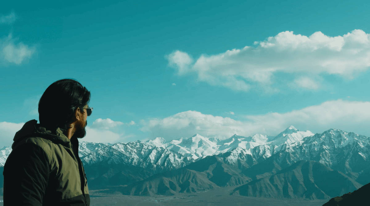 Stok Range from above · Ladakh · 2025