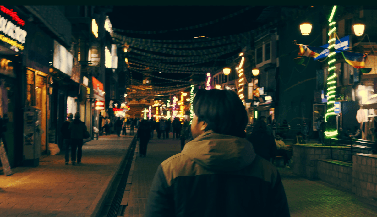 Lal Chowk nights · Srinagar · 2024